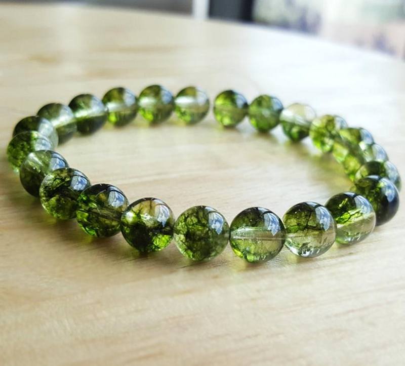 green quartz bracelet