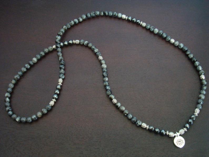 Black Moonstone Necklaces