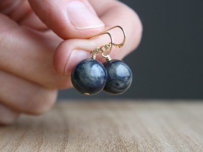 Dumortierite Earrings