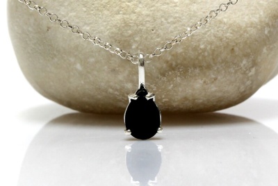 black onyx necklace