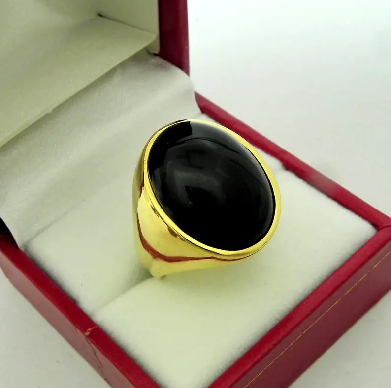 black onyx ring