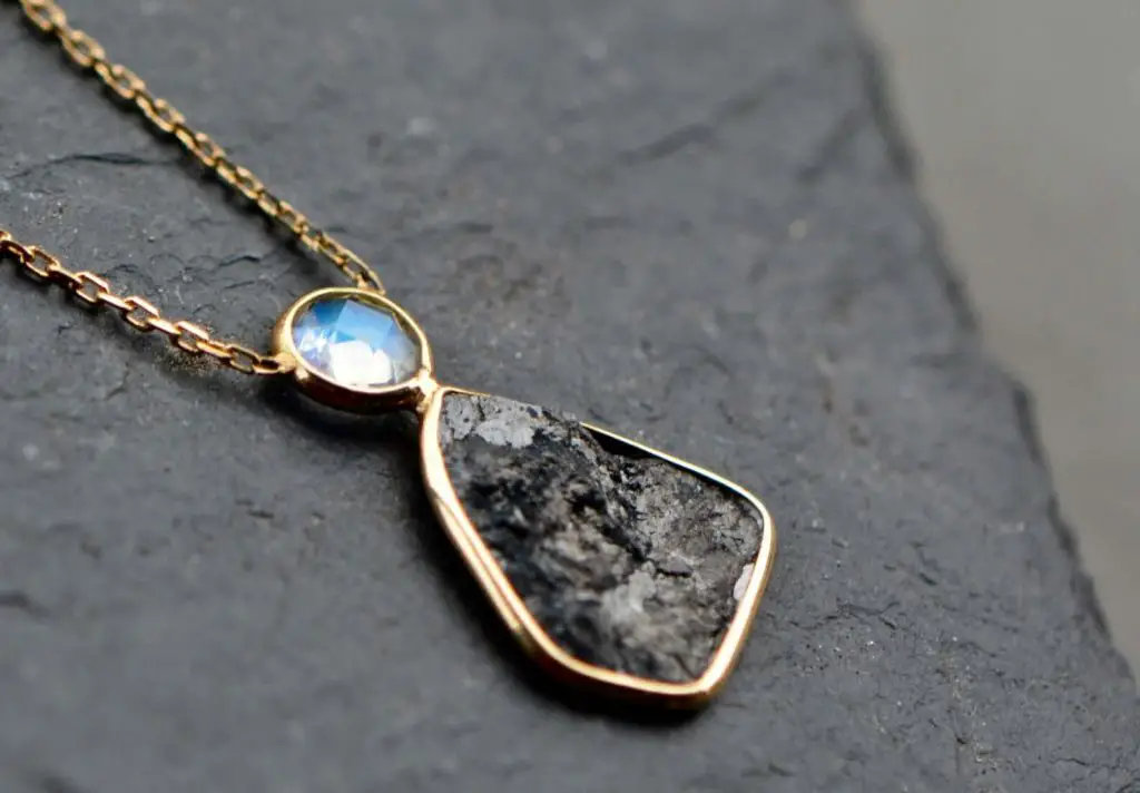 black moonstone pendants