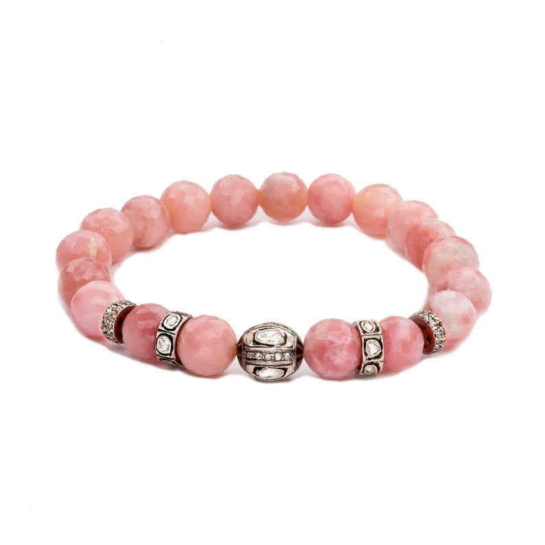 pink opal bracelets