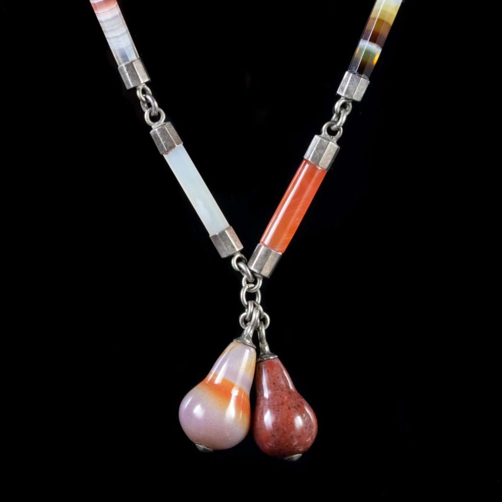 red agate necklaces