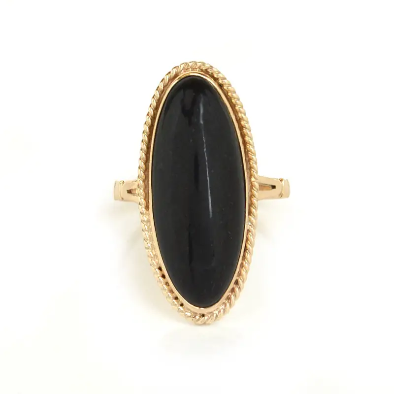 black onyx rings