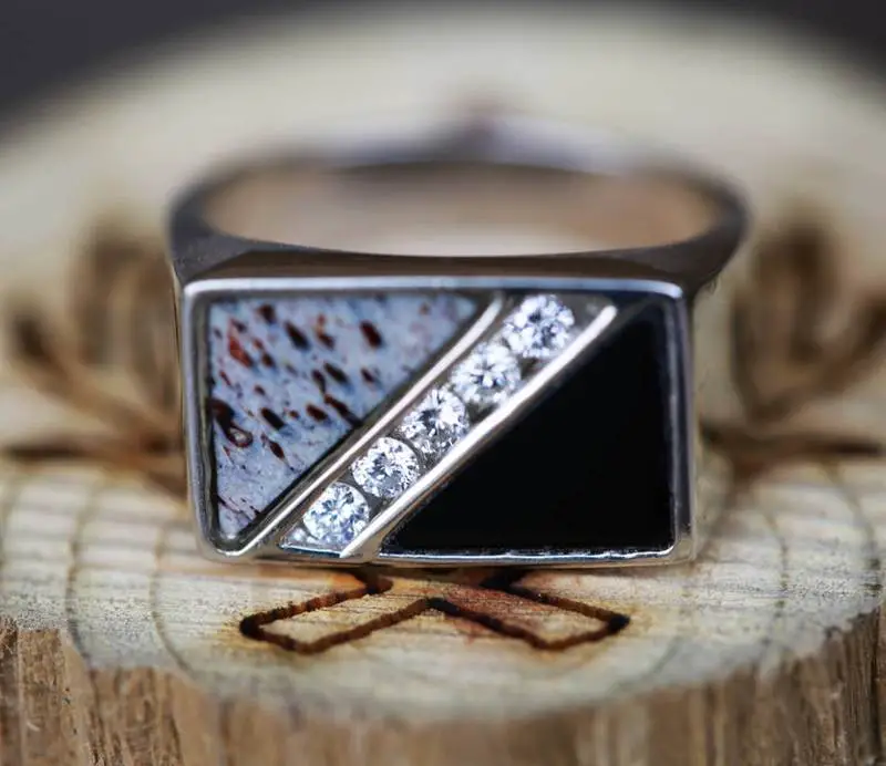 black onyx rings
