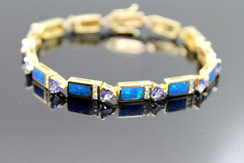 blue opal bracelet