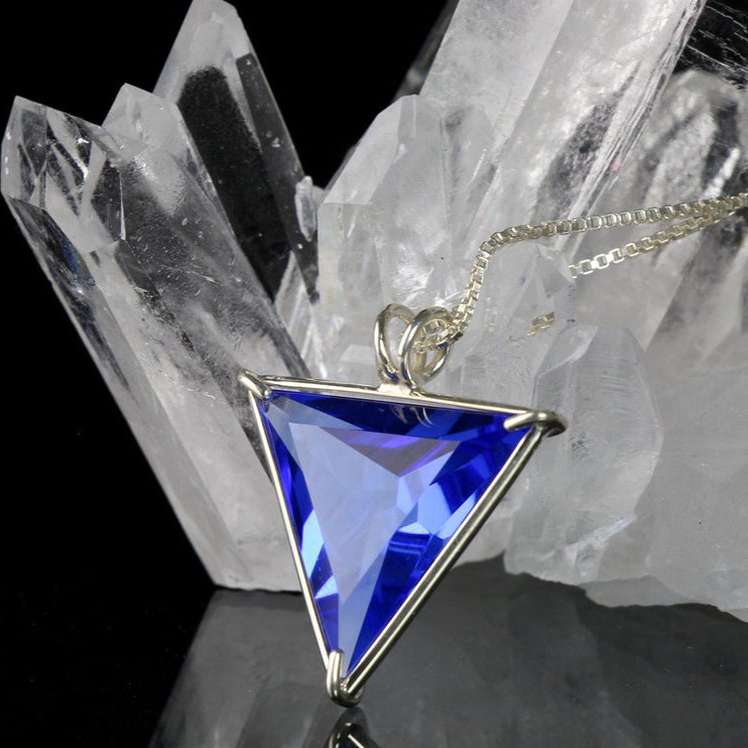 blue quartz pendants