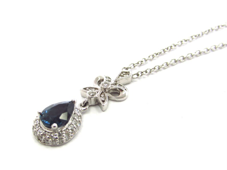 blue spinel necklaces