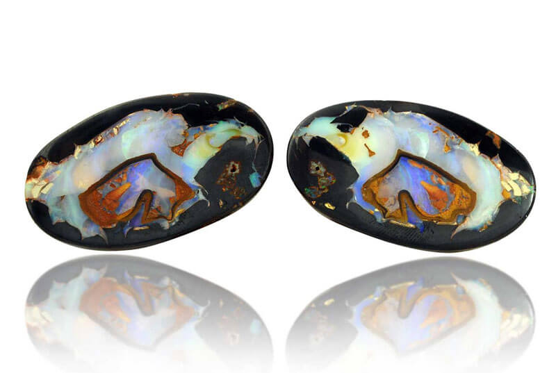 boulder opal beads