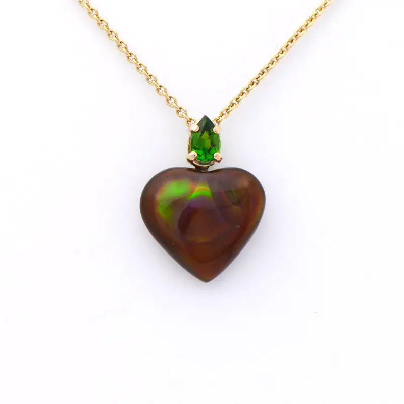 fire agate pendants