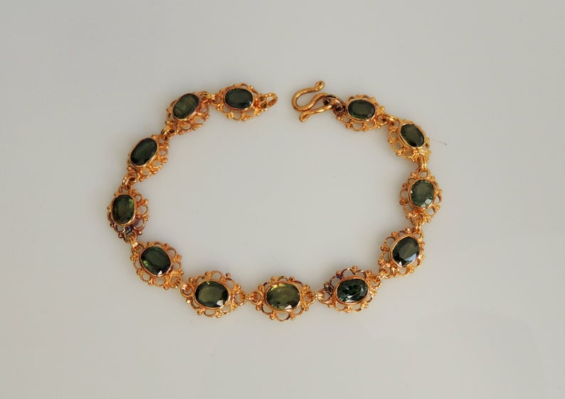 Green Sapphire Bracelets