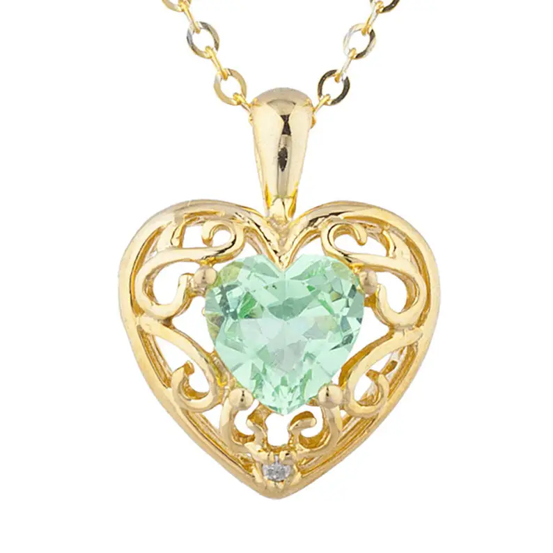 Green Sapphire Pendants