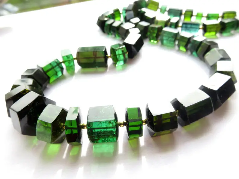 green tourmaline necklaces