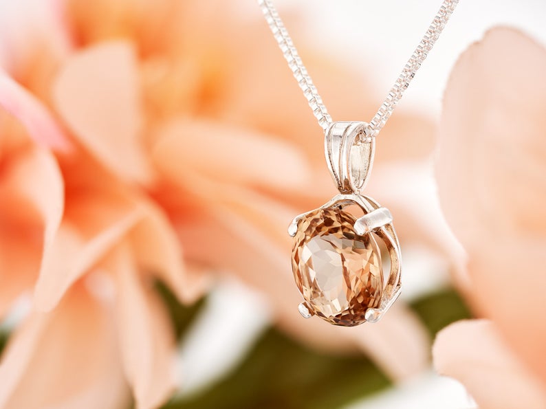 imperial topaz necklace