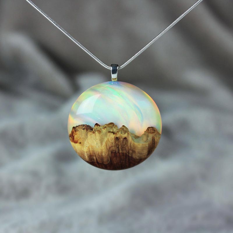 white opal pendants
