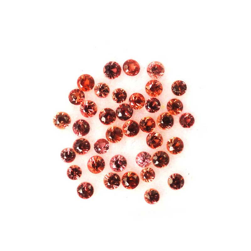 padparadscha sapphire beads