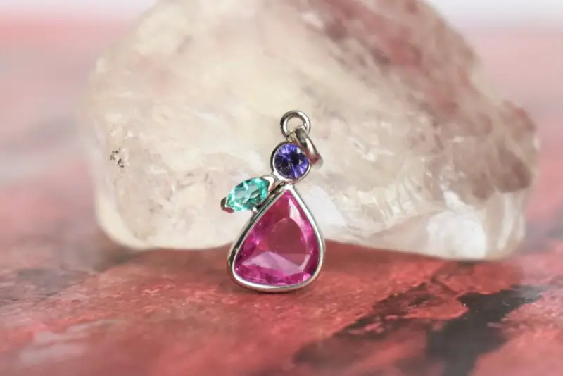 paraiba tourmaline pendants
