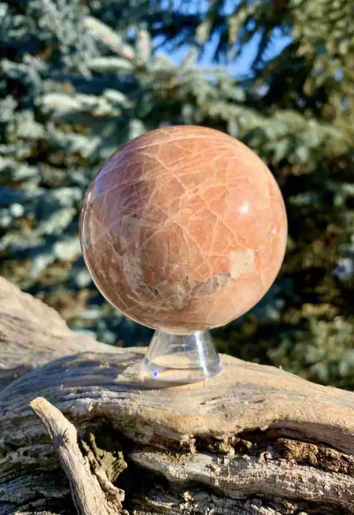 peach moonstones