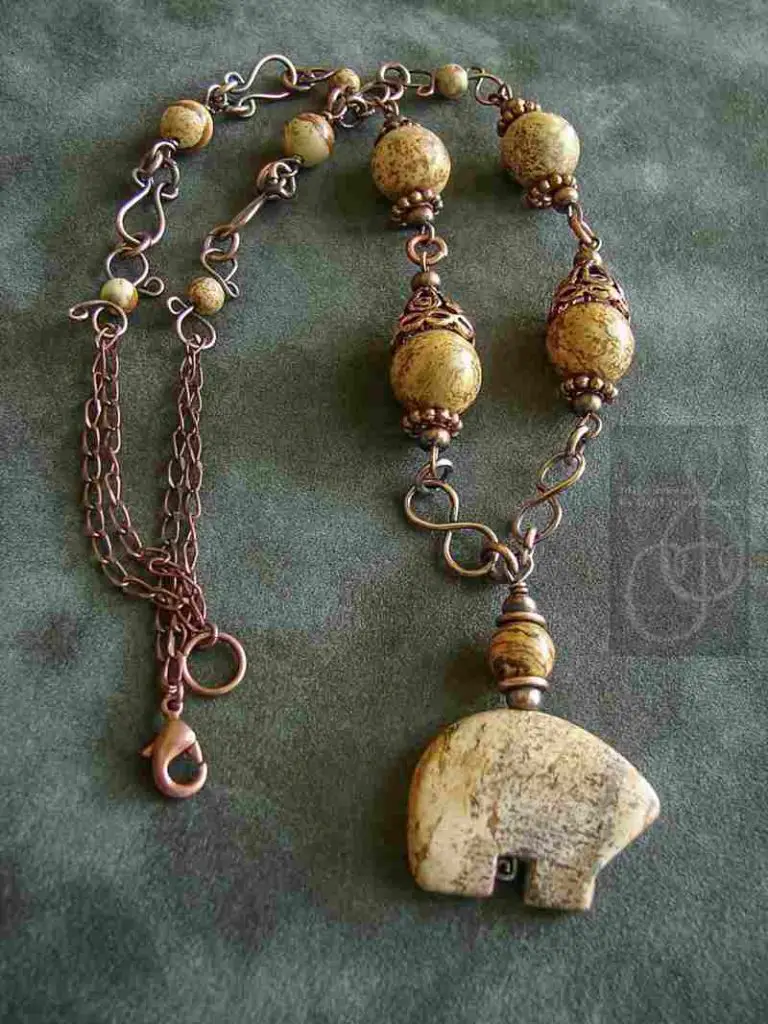 picture jasper necklaces