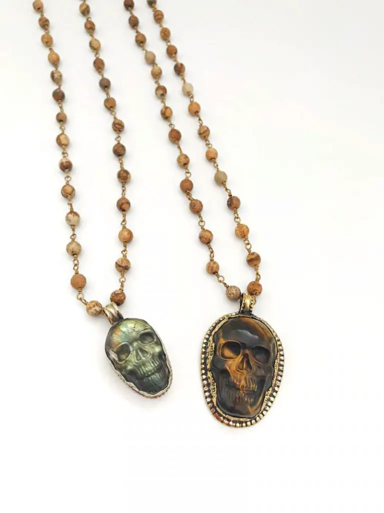picture jasper necklaces