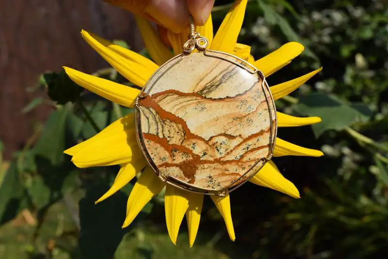 picture jasper pendants