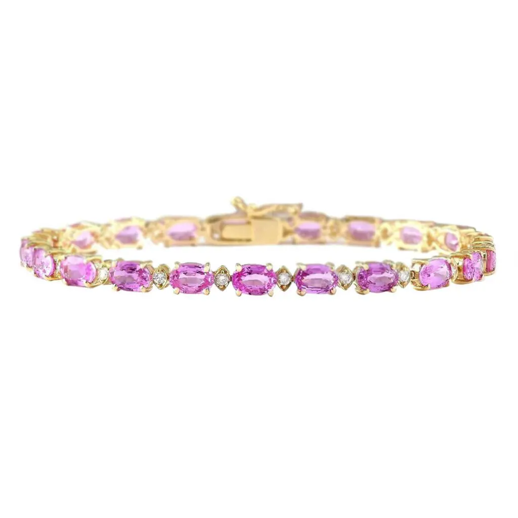 pink sapphire bracelets
