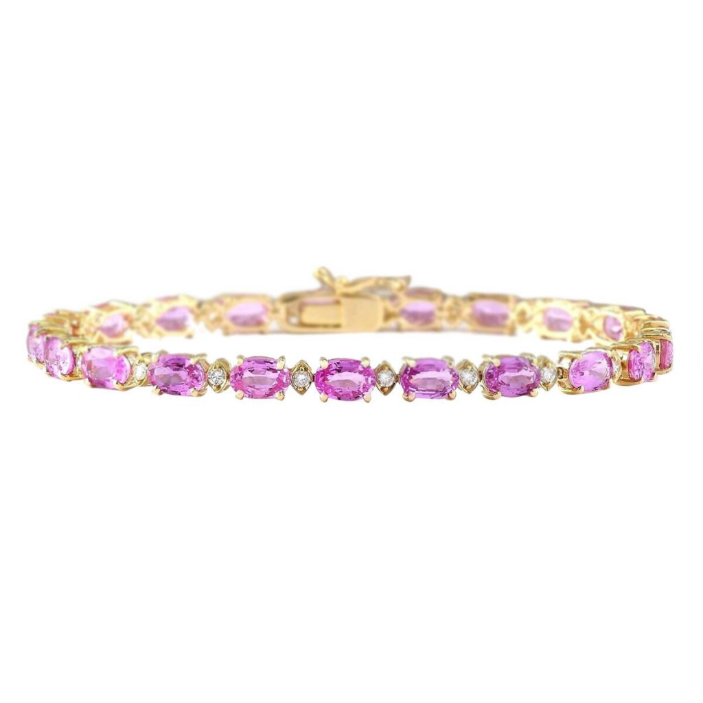 pink sapphire bracelets