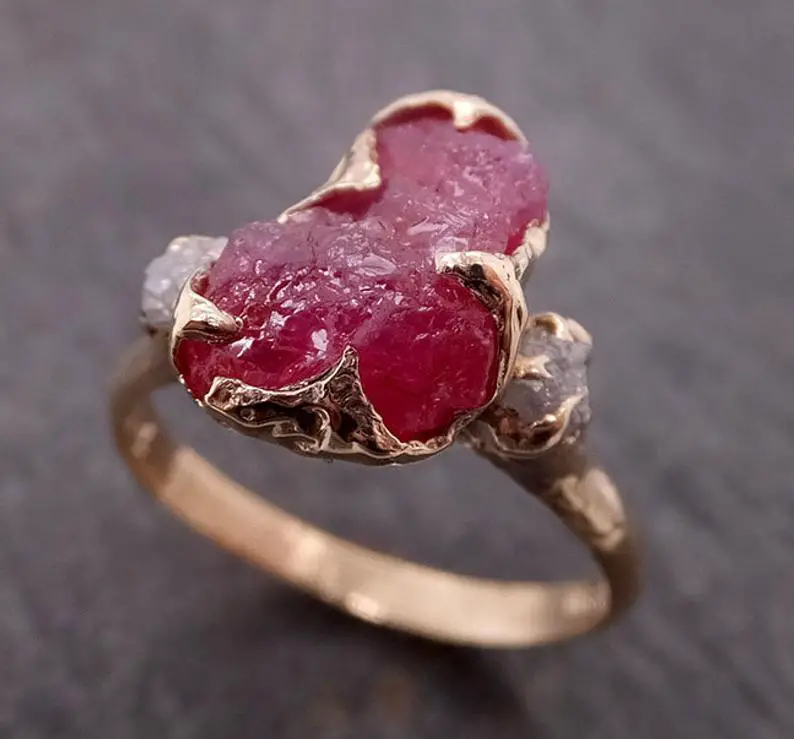 pink tourmaline engagement rings