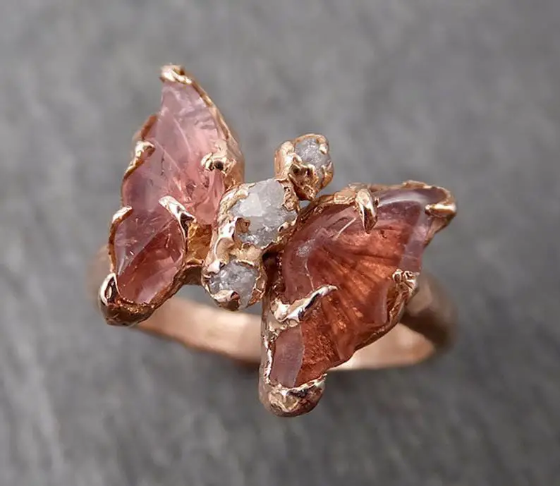 pink tourmaline rings