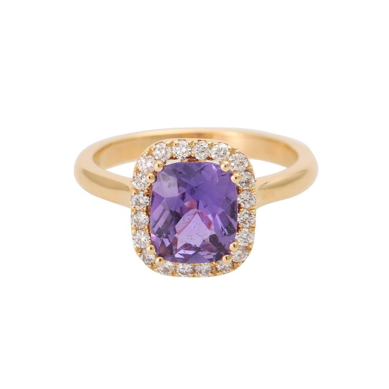 purple sapphire engagement rings