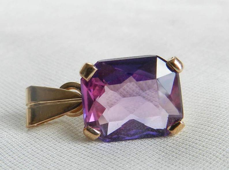 purple sapphire pendants