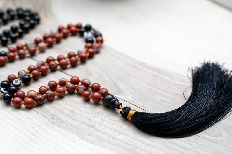red jasper beads