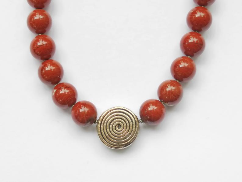 red jasper necklaces