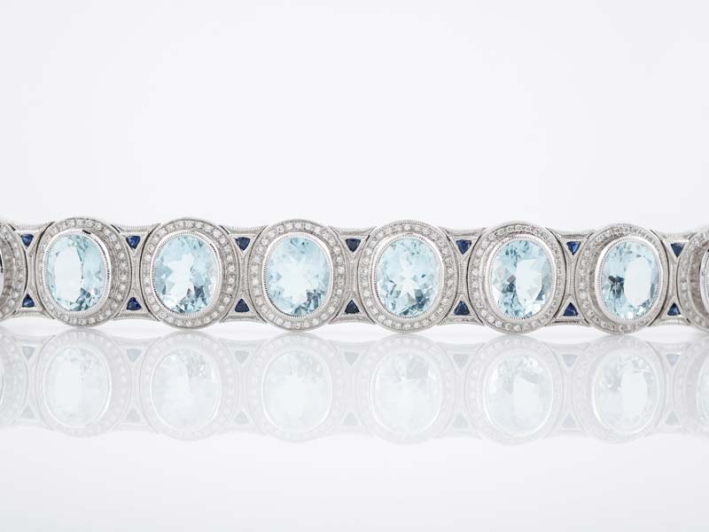 white sapphire bracelet
