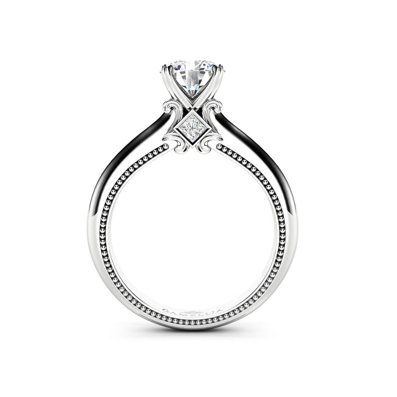 white sapphire engagement rings