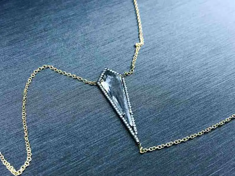 white topaz necklaces