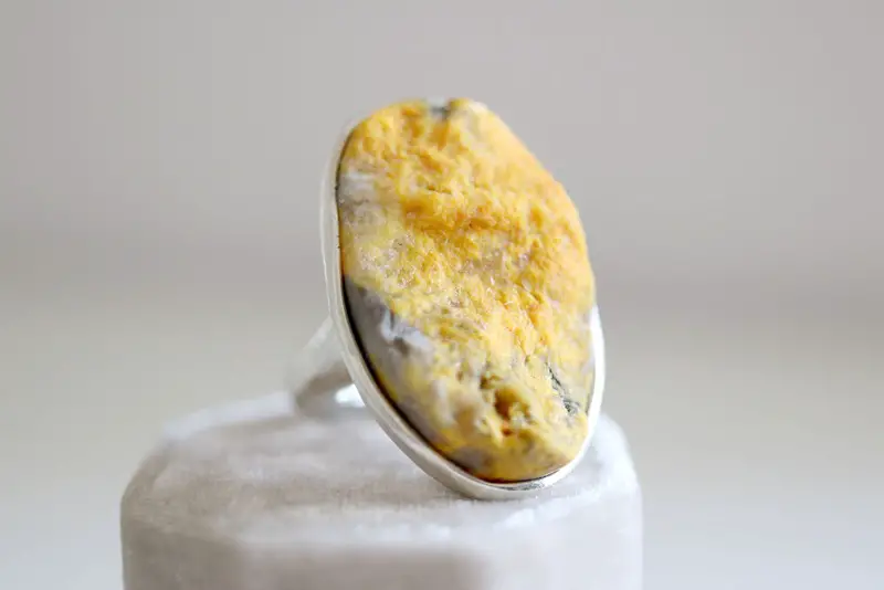 yellow jasper rings