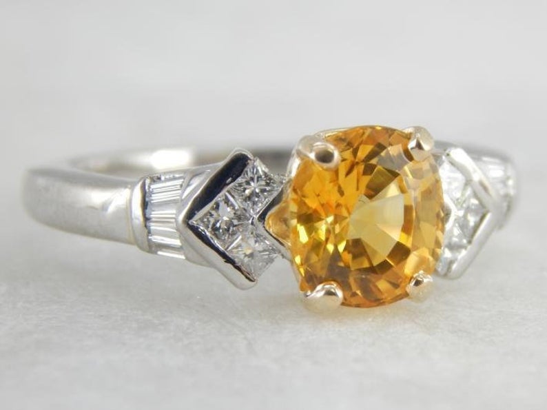 yellow sapphire engagement rings