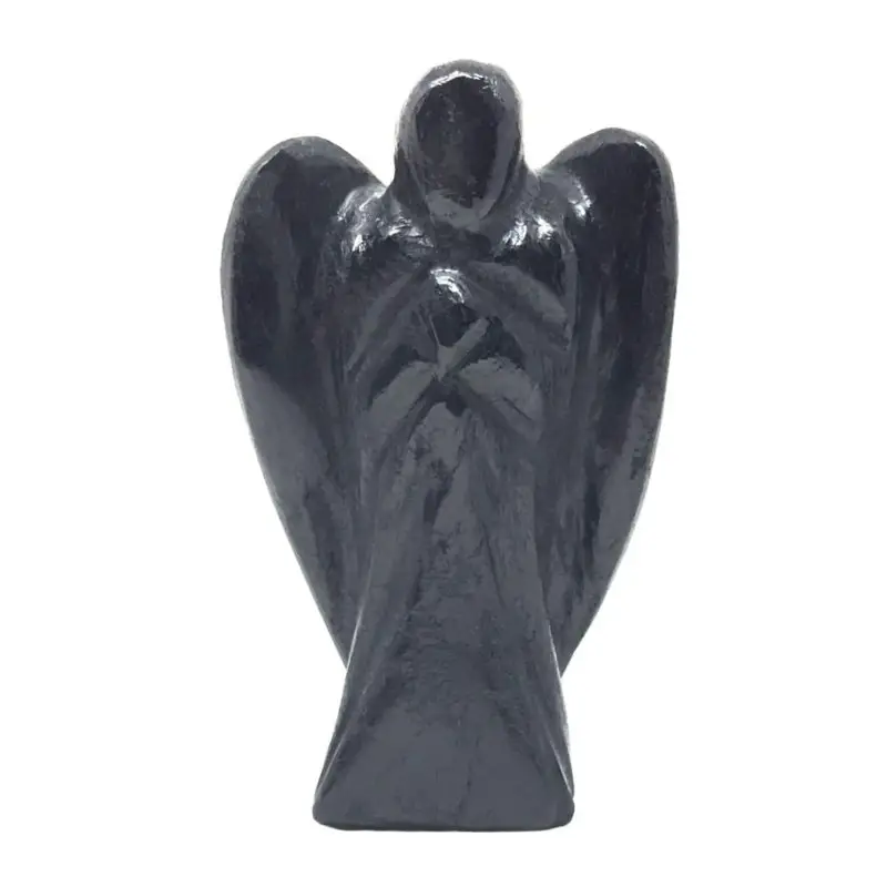 Black Tourmaline Angel Figurine