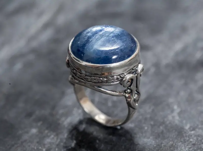 Blue Kyanite Ring