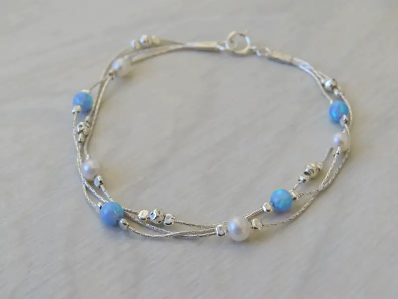 blue opal bracelet