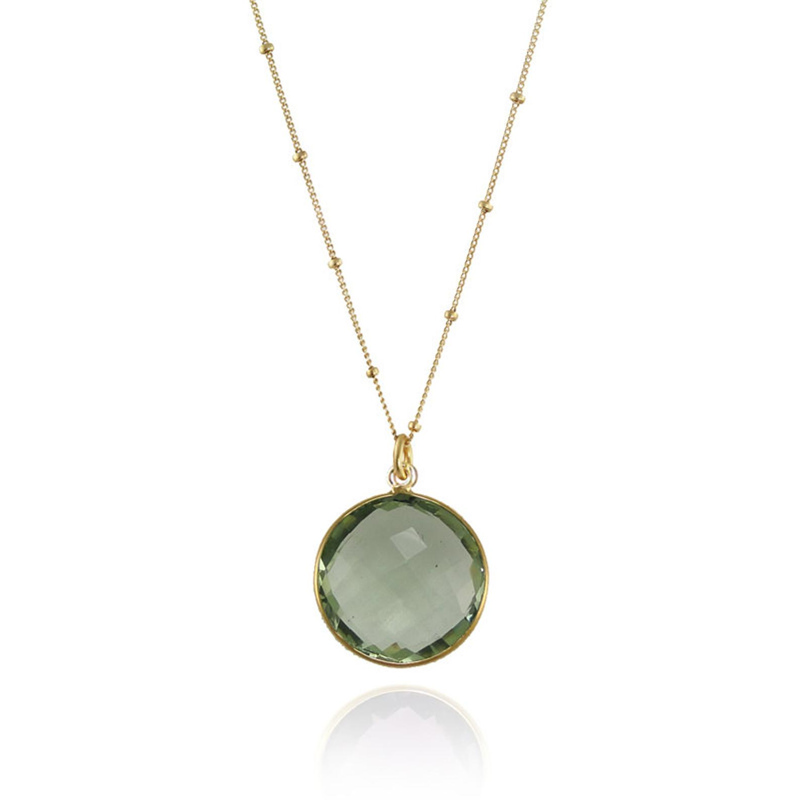 Green Amethyst Necklace
