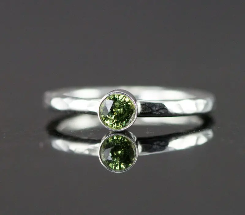 Green Garnet Ring