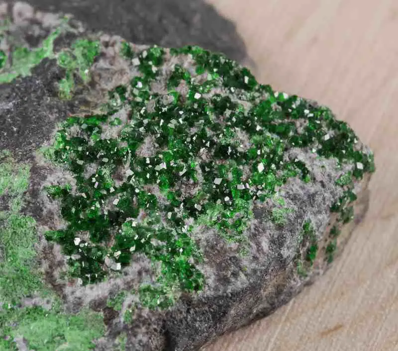 Large Green Garnet Stone