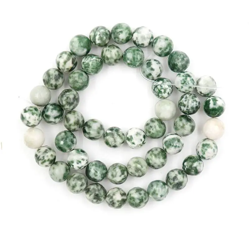 green jasper beads