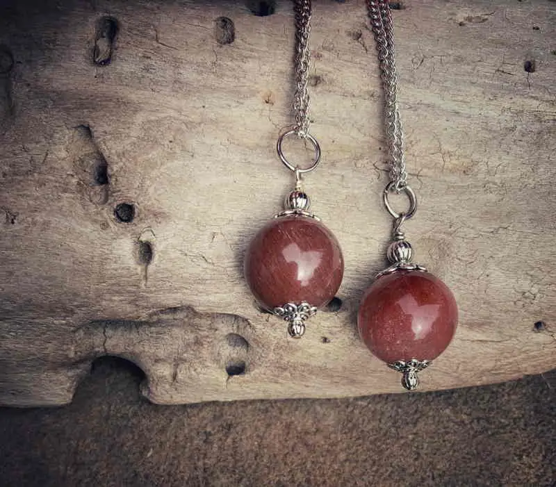 Red Quartz Necklace