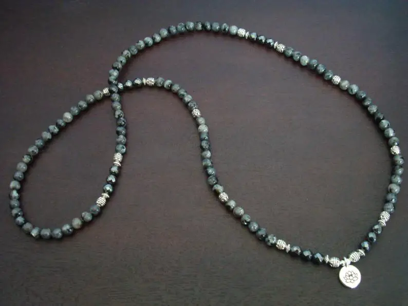 Black Moonstone Necklaces