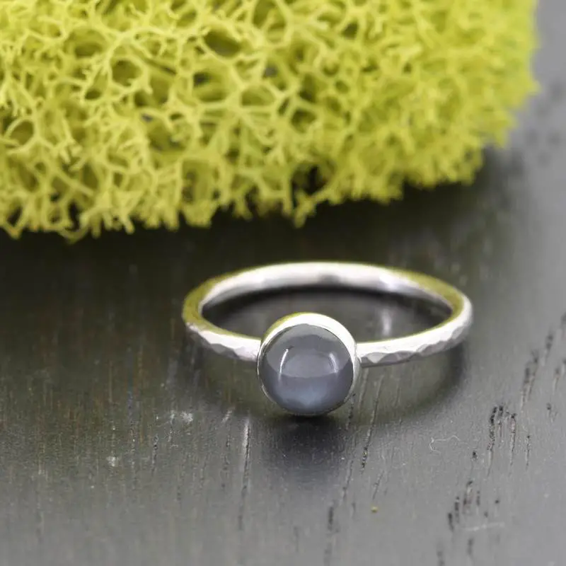 black moonstone rings