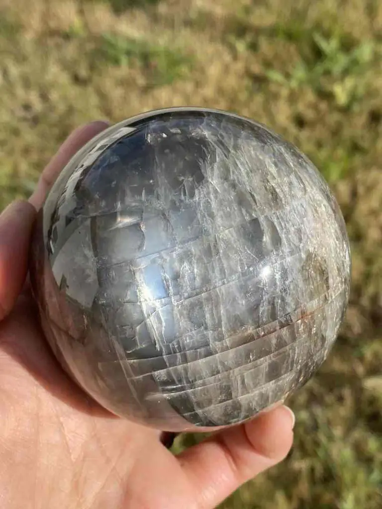 Black Moonstone Sphere